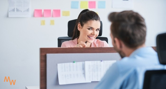 signs a female coworker likes you
